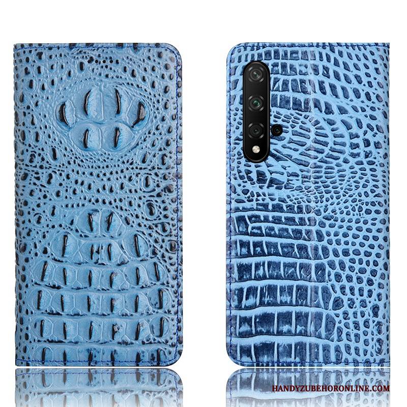 Hülle Huawei Nova 5t Taschen Blau Handyhüllen, Case Huawei Nova 5t Schutz