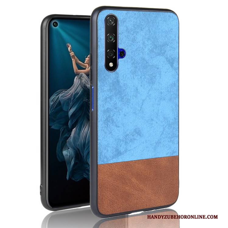 Hülle Huawei Nova 5t Taschen Trend Handyhüllen, Case Huawei Nova 5t Schutz Mischfarben Schwarz