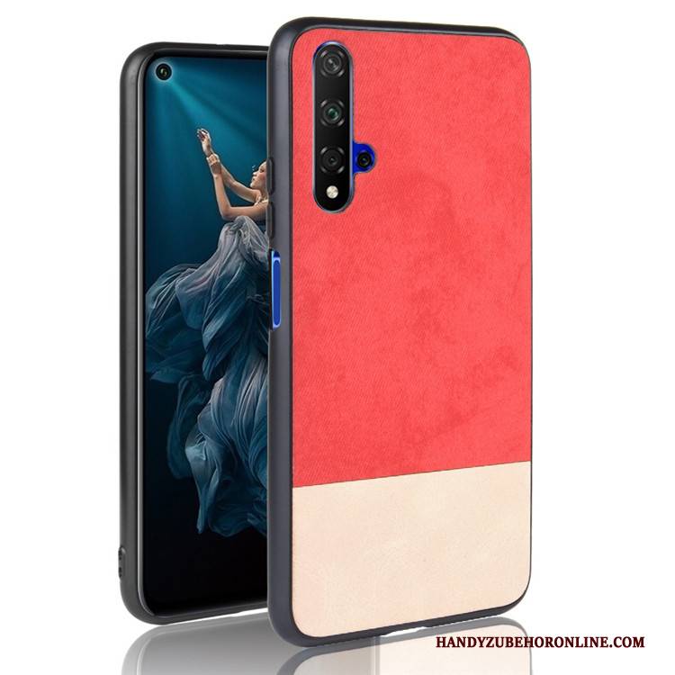 Hülle Huawei Nova 5t Taschen Trend Handyhüllen, Case Huawei Nova 5t Schutz Mischfarben Schwarz