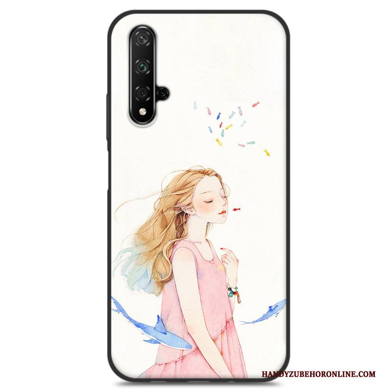 Hülle Huawei Nova 5t Weiche Grün Frisch, Case Huawei Nova 5t Schutz Handyhüllen Persönlichkeit