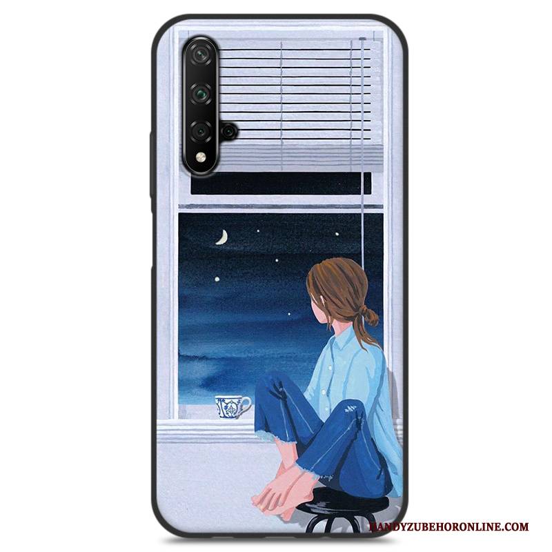 Hülle Huawei Nova 5t Weiche Grün Frisch, Case Huawei Nova 5t Schutz Handyhüllen Persönlichkeit