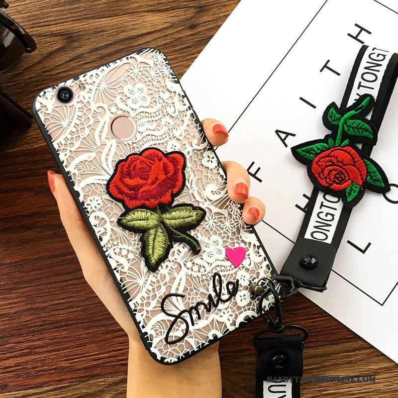 Hülle Huawei Nova Schutz Trend Blumen, Case Huawei Nova Handyhüllen Weiß