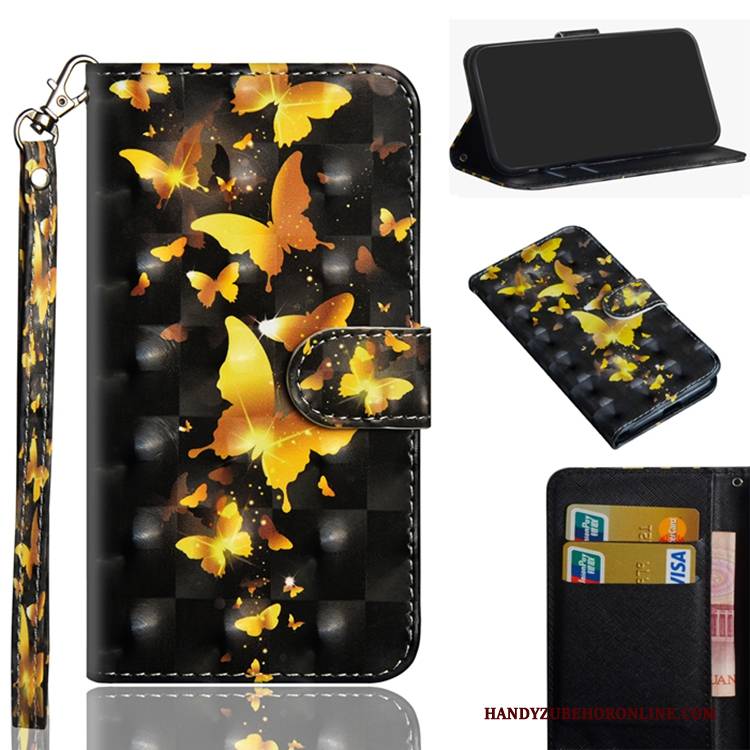 Hülle Huawei P Smart 2019 Folio Weiß, Case Huawei P Smart 2019 Silikon