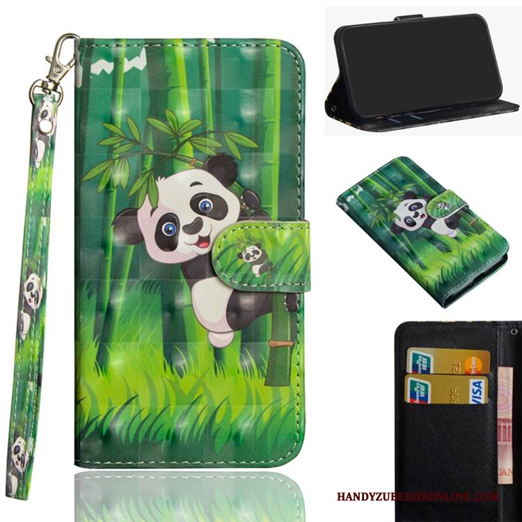 Hülle Huawei P Smart 2019 Folio Weiß, Case Huawei P Smart 2019 Silikon