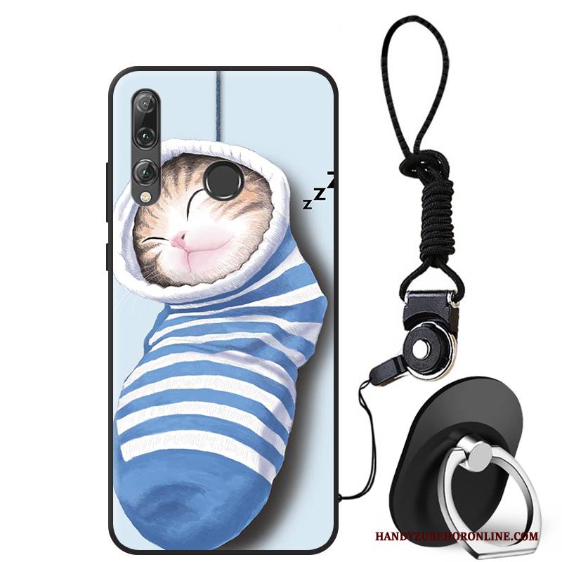 Hülle Huawei P Smart+ 2019 Karikatur Katzen Anti-sturz, Case Huawei P Smart+ 2019 Silikon Nette Handyhüllen