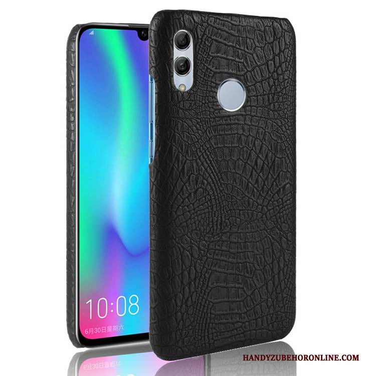 Hülle Huawei P Smart 2019 Kreativ Business Grün, Case Huawei P Smart 2019 Krokodilmuster Anti-sturz