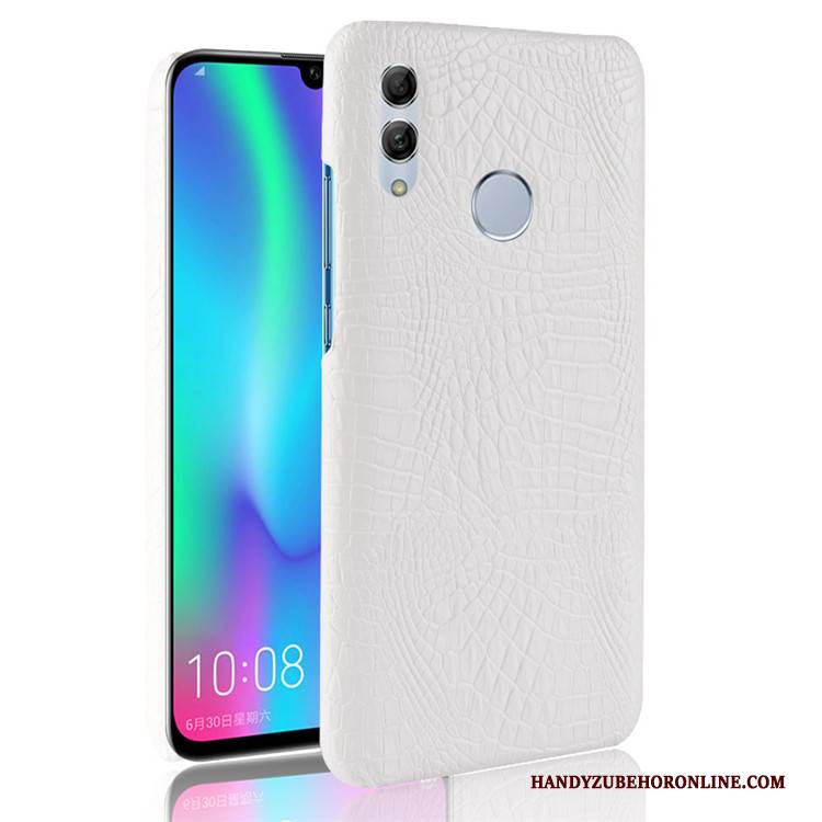 Hülle Huawei P Smart 2019 Kreativ Business Grün, Case Huawei P Smart 2019 Krokodilmuster Anti-sturz