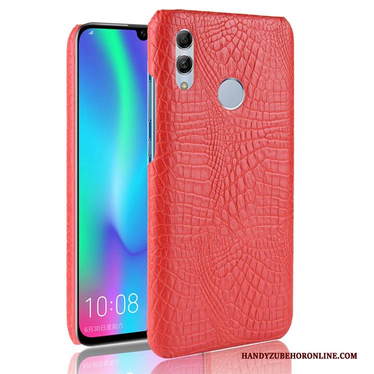 Hülle Huawei P Smart 2019 Kreativ Business Grün, Case Huawei P Smart 2019 Krokodilmuster Anti-sturz