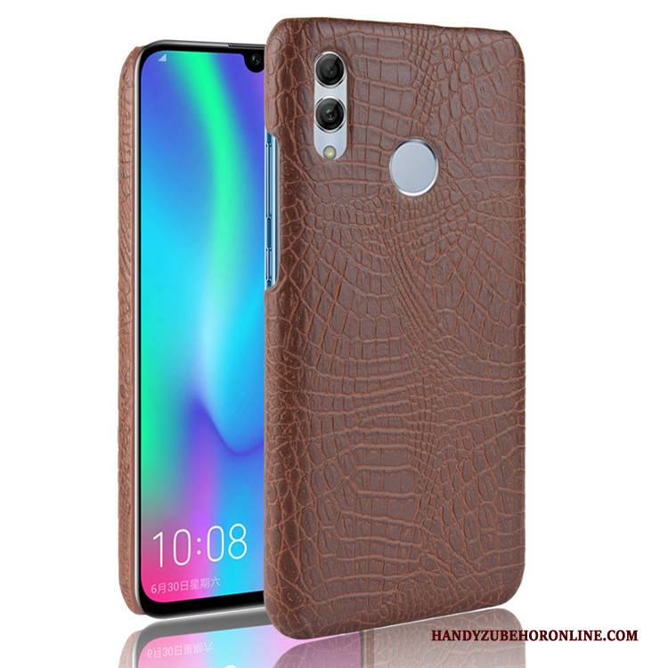 Hülle Huawei P Smart 2019 Kreativ Business Grün, Case Huawei P Smart 2019 Krokodilmuster Anti-sturz