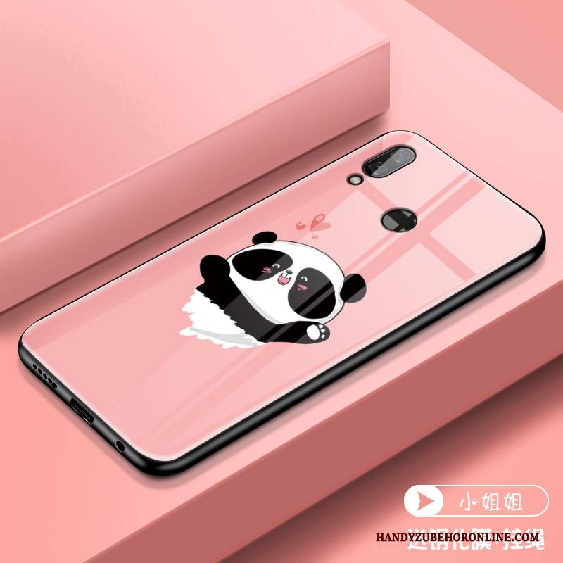 Hülle Huawei P Smart 2019 Kreativ Netto Rot Trend, Case Huawei P Smart 2019 Schutz Persönlichkeit Neu