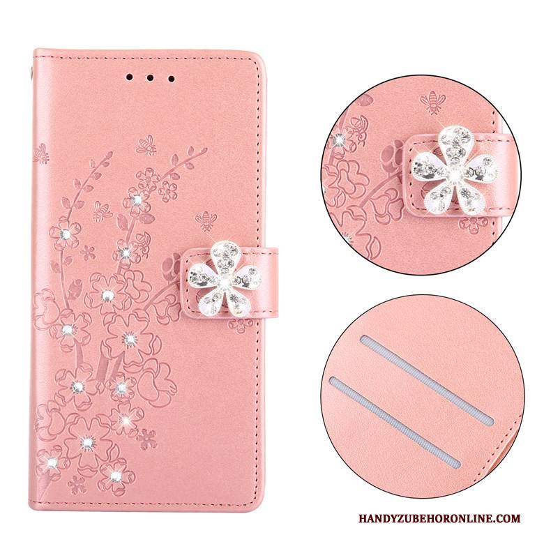 Hülle Huawei P Smart+ 2019 Lederhülle Gold Anti-sturz, Case Huawei P Smart+ 2019 Silikon Handyhüllen