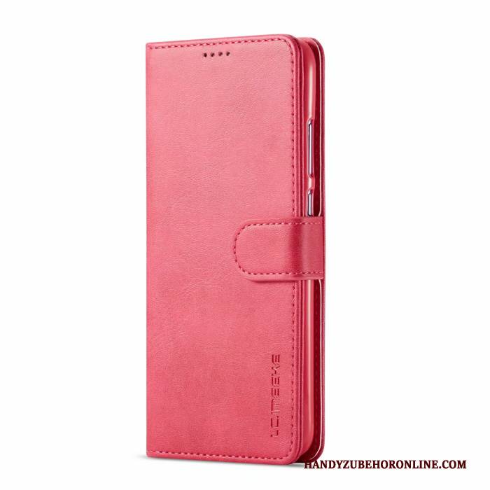 Hülle Huawei P Smart 2019 Lederhülle Karte Grau, Case Huawei P Smart 2019 Leder Jugend Handyhüllen