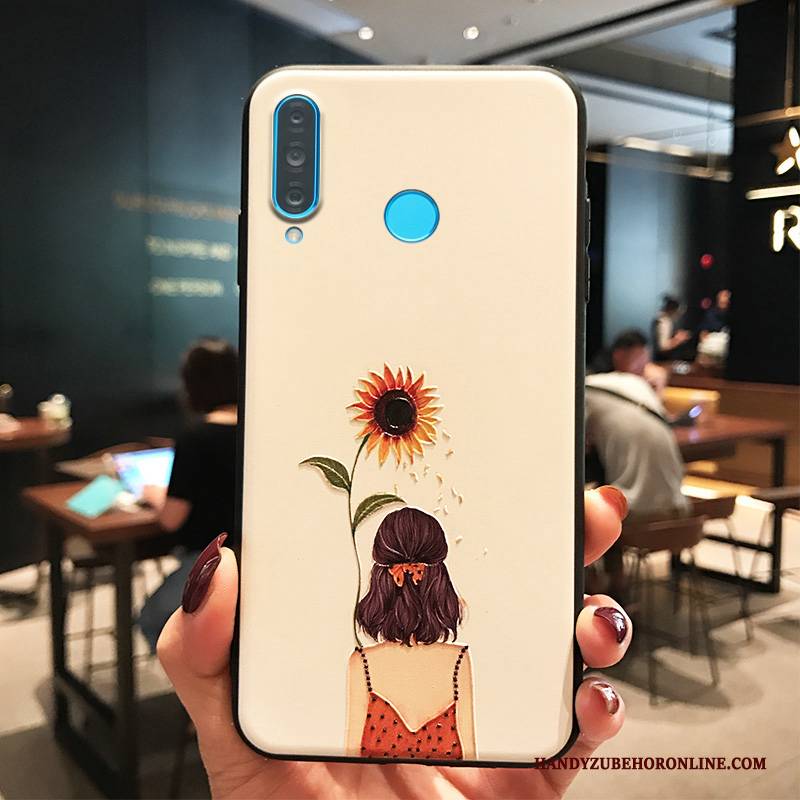 Hülle Huawei P Smart+ 2019 Prägung Frisch Handyhüllen, Case Huawei P Smart+ 2019 Silikon Nubuck Mini