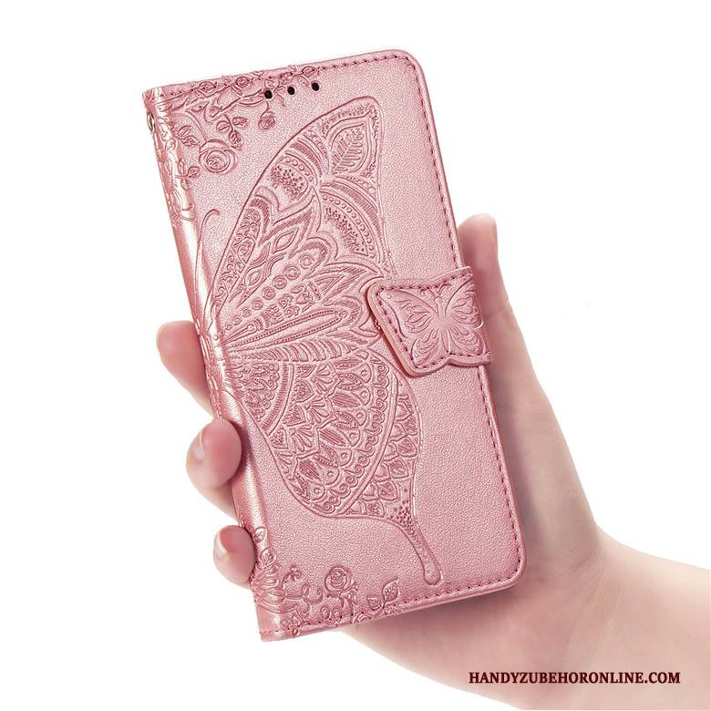 Hülle Huawei P Smart+ 2019 Schutz Lila Blumen, Case Huawei P Smart+ 2019 Silikon Handyhüllen