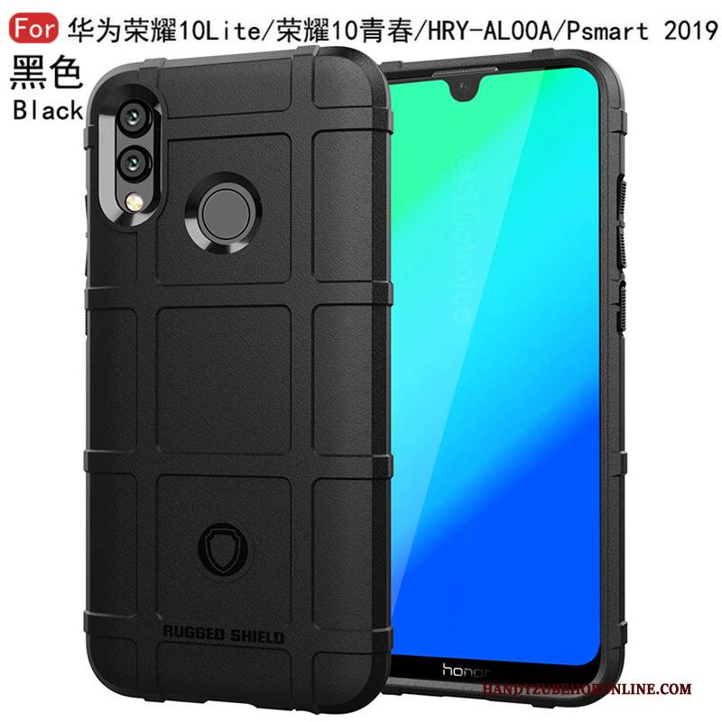 Hülle Huawei P Smart 2019 Silikon Jugend Anti-sturz, Case Huawei P Smart 2019 Weiche Blau Handyhüllen