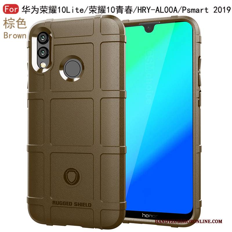 Hülle Huawei P Smart 2019 Silikon Jugend Anti-sturz, Case Huawei P Smart 2019 Weiche Blau Handyhüllen