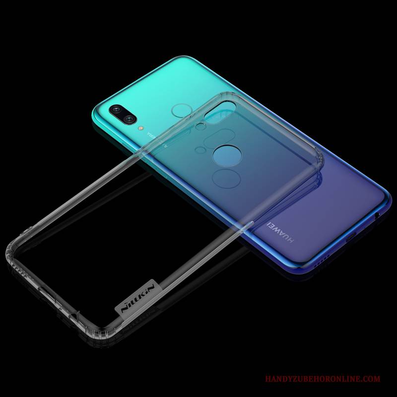 Hülle Huawei P Smart 2019 Silikon Temperieren Membran, Case Huawei P Smart 2019 Weiche Rutschfest Anti-sturz