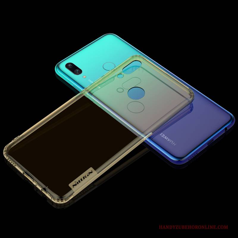 Hülle Huawei P Smart 2019 Silikon Temperieren Membran, Case Huawei P Smart 2019 Weiche Rutschfest Anti-sturz