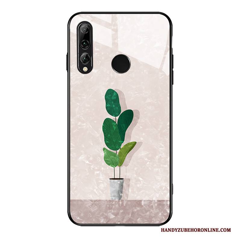 Hülle Huawei P Smart+ 2019 Taschen Spiegel Persönlichkeit, Case Huawei P Smart+ 2019 Kreativ Netto Rot Schlank