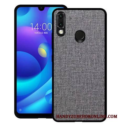 Hülle Huawei P Smart 2019 Weiche Blau Schwer, Case Huawei P Smart 2019 Schutz Stoff Jugend