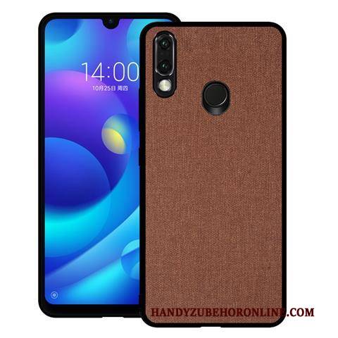 Hülle Huawei P Smart 2019 Weiche Blau Schwer, Case Huawei P Smart 2019 Schutz Stoff Jugend