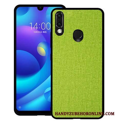 Hülle Huawei P Smart 2019 Weiche Blau Schwer, Case Huawei P Smart 2019 Schutz Stoff Jugend