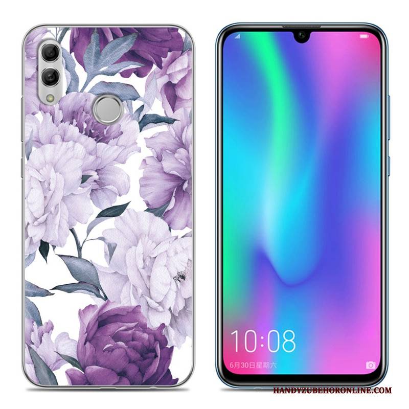 Hülle Huawei P Smart 2019 Weiche Handyhüllen Lila, Case Huawei P Smart 2019 Jugend