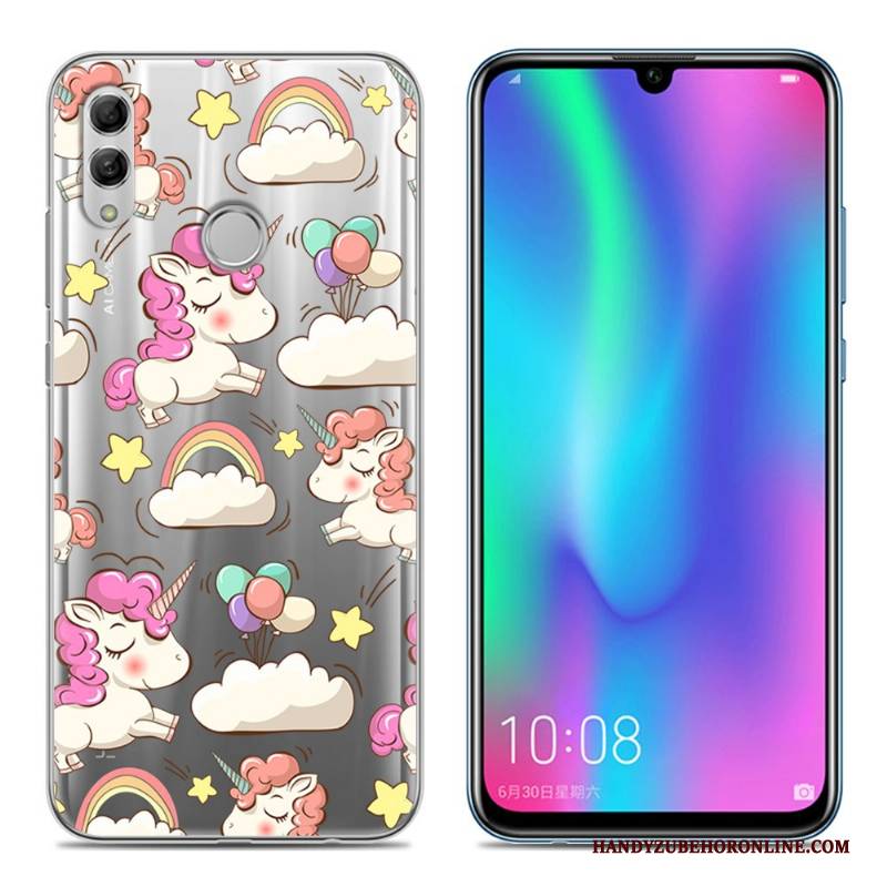 Hülle Huawei P Smart 2019 Weiche Handyhüllen Lila, Case Huawei P Smart 2019 Jugend