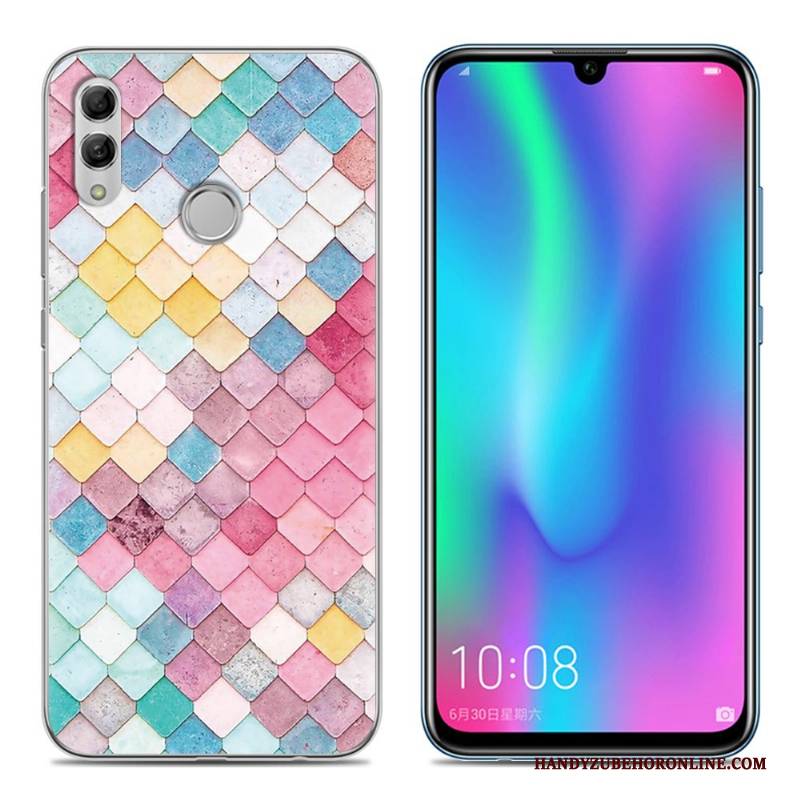 Hülle Huawei P Smart 2019 Weiche Handyhüllen Lila, Case Huawei P Smart 2019 Jugend