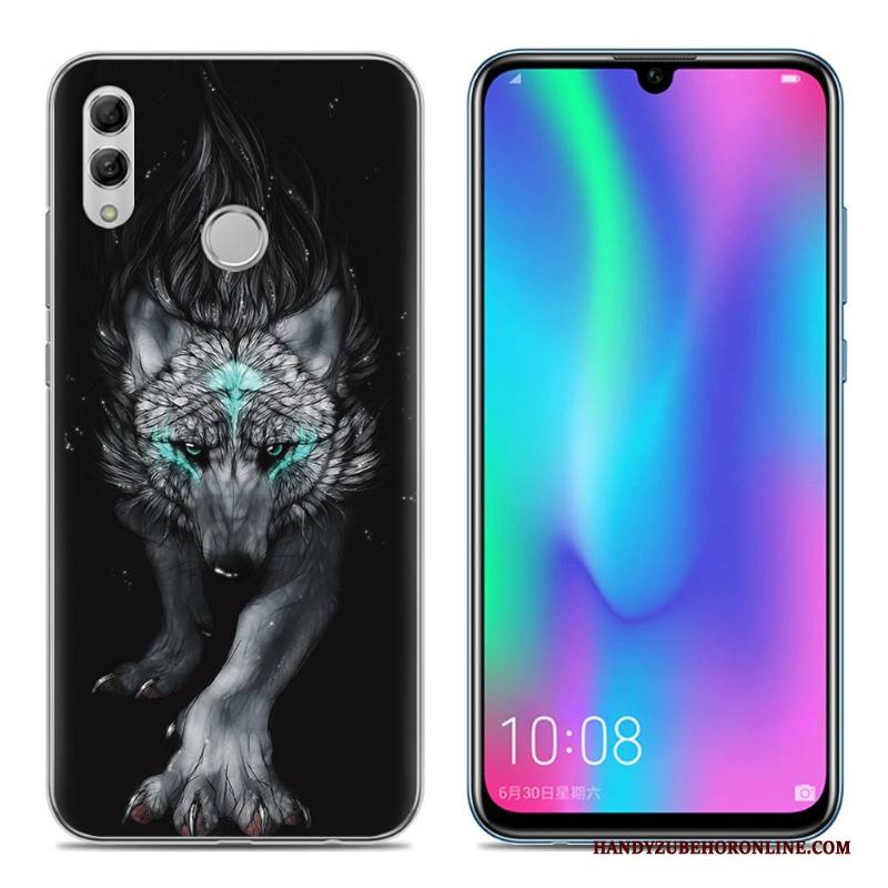 Hülle Huawei P Smart 2019 Weiche Handyhüllen Lila, Case Huawei P Smart 2019 Jugend