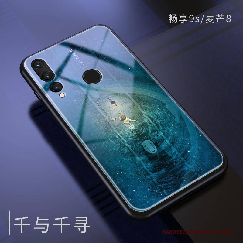 Hülle Huawei P Smart+ 2019 Weiche Nette Spiegel, Case Huawei P Smart+ 2019 Schutz Glas Neu