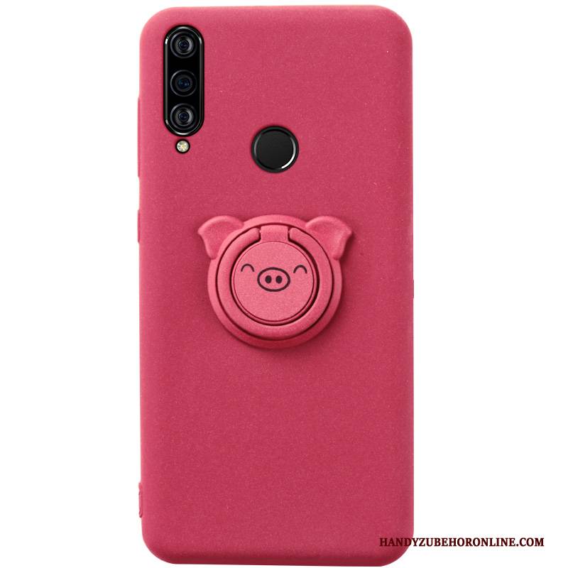 Hülle Huawei P Smart+ 2019 Weiche Nubuck Dunkelblau, Case Huawei P Smart+ 2019 Schutz