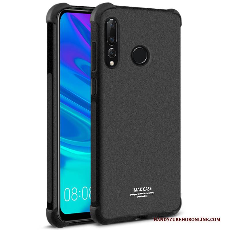 Hülle Huawei P Smart+ 2019 Weiche Schwarz Transparent, Case Huawei P Smart+ 2019 Silikon Ballon Faser