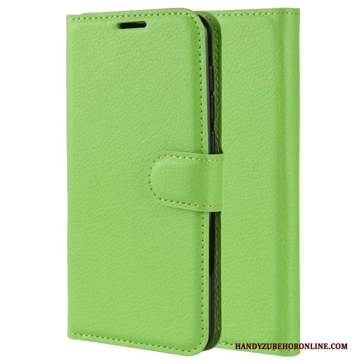 Hülle Huawei P Smart 2020 Lederhülle Rutschfest Grün, Case Huawei P Smart 2020 Folio Handyhüllen Nubuck