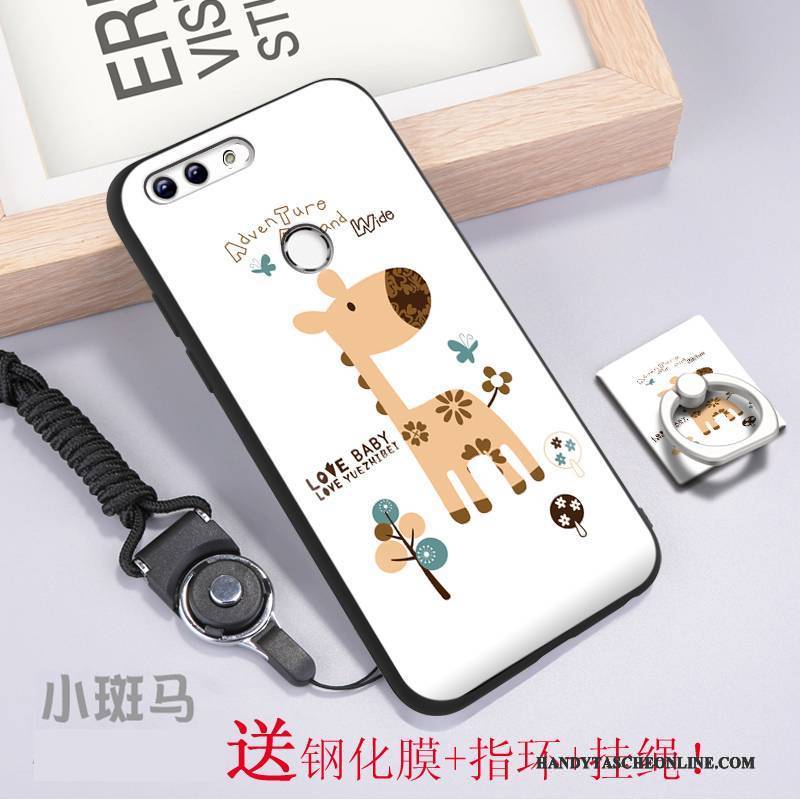 Hülle Huawei P Smart Kreativ Anti-sturz Liebhaber, Case Huawei P Smart Silikon Nubuck Handyhüllen