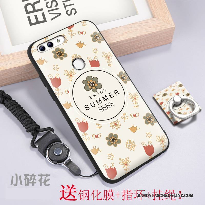 Hülle Huawei P Smart Kreativ Anti-sturz Liebhaber, Case Huawei P Smart Silikon Nubuck Handyhüllen