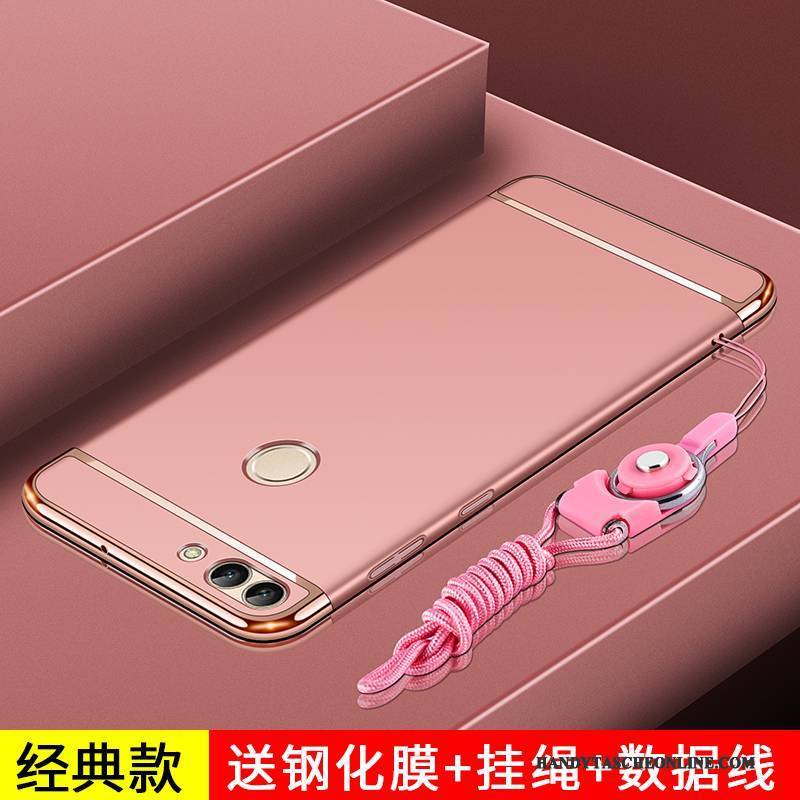 Hülle Huawei P Smart Kreativ Magnetismus Schwer, Case Huawei P Smart Handyhüllen Rosa