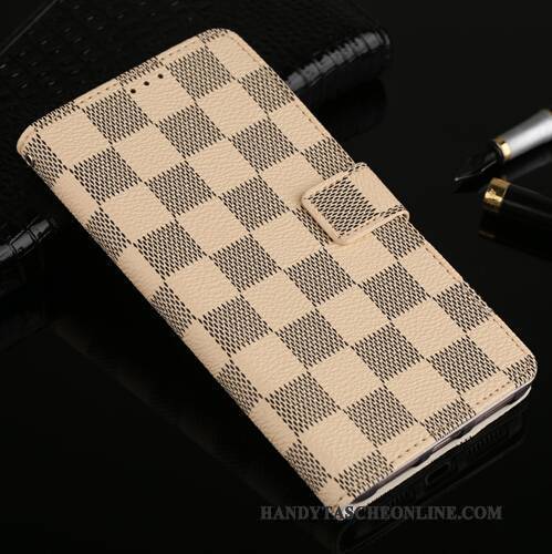 Hülle Huawei P Smart Lederhülle Hängende Verzierungen Anti-sturz, Case Huawei P Smart Schutz High-end Handyhüllen