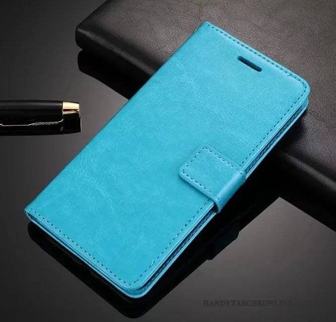 Hülle Huawei P Smart Lederhülle Weiß, Case Huawei P Smart