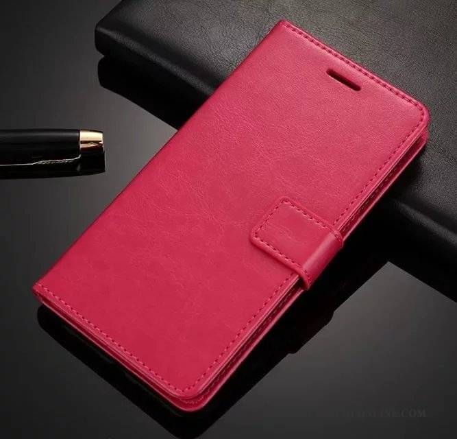 Hülle Huawei P Smart Lederhülle Weiß, Case Huawei P Smart