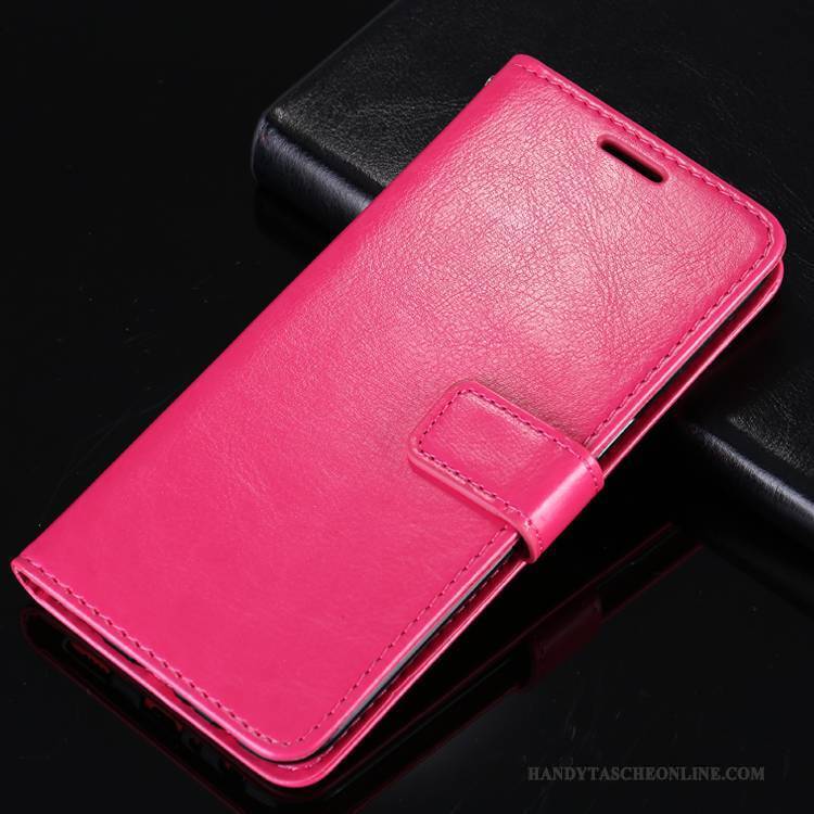 Hülle Huawei P Smart Schutz Handyhüllen Rosa, Case Huawei P Smart Folio Anti-sturz