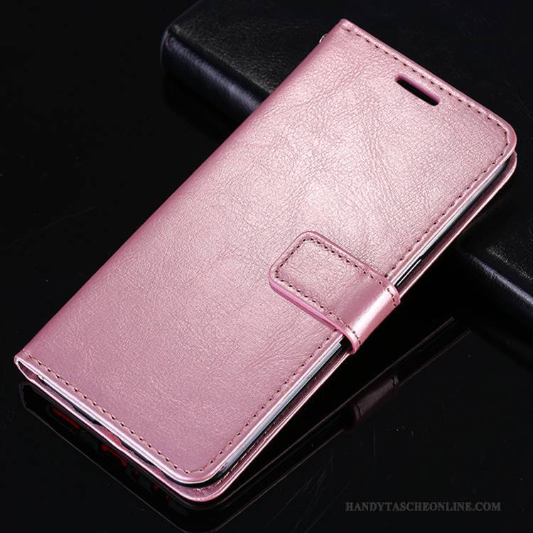 Hülle Huawei P Smart Schutz Handyhüllen Rosa, Case Huawei P Smart Folio Anti-sturz