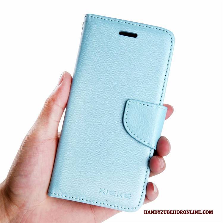 Hülle Huawei P Smart+ Schutz Hängende Verzierungen Blau, Case Huawei P Smart+ Lederhülle Handyhüllen