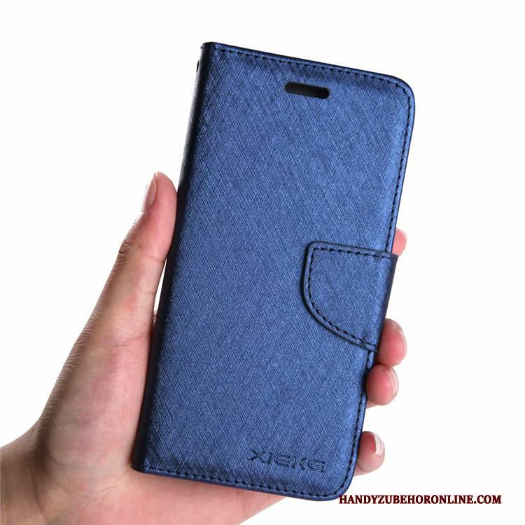 Hülle Huawei P Smart+ Schutz Hängende Verzierungen Blau, Case Huawei P Smart+ Lederhülle Handyhüllen