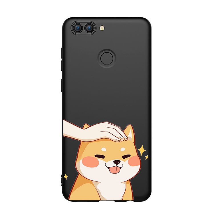 Hülle Huawei P Smart Silikon Gelb Hund, Case Huawei P Smart Weiche Jugend Super