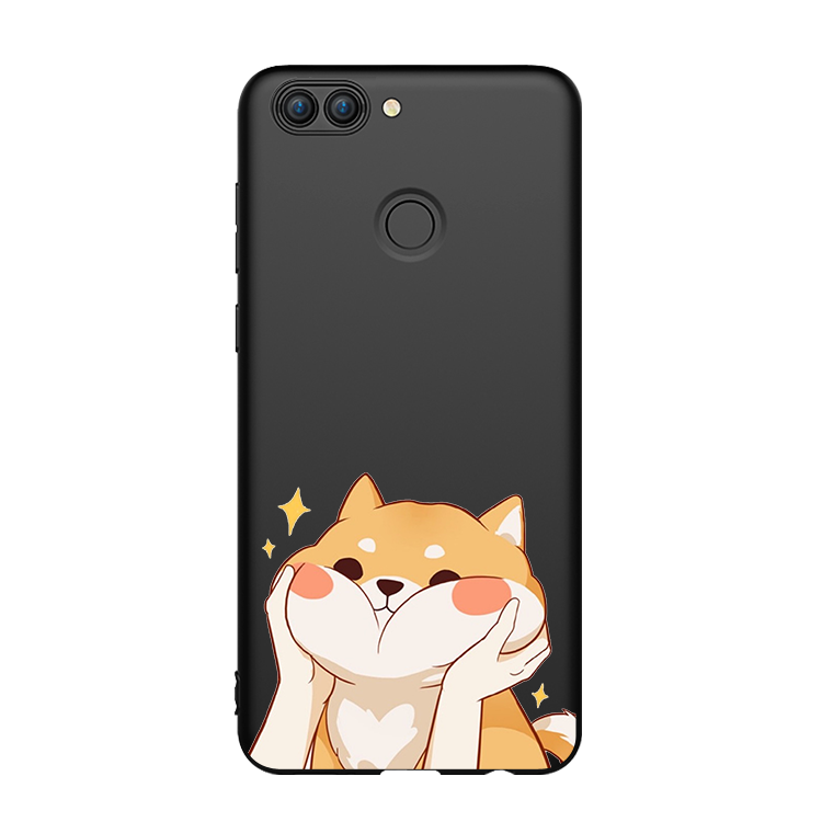 Hülle Huawei P Smart Silikon Gelb Hund, Case Huawei P Smart Weiche Jugend Super