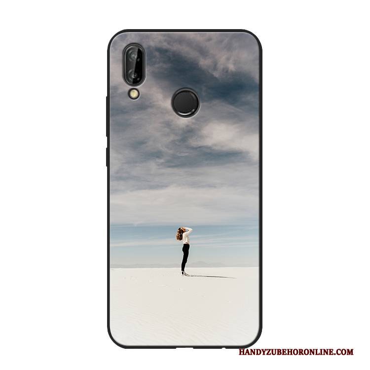 Hülle Huawei P Smart+ Silikon Liebhaber Handyhüllen, Case Huawei P Smart+ Weiche Jugend Trend