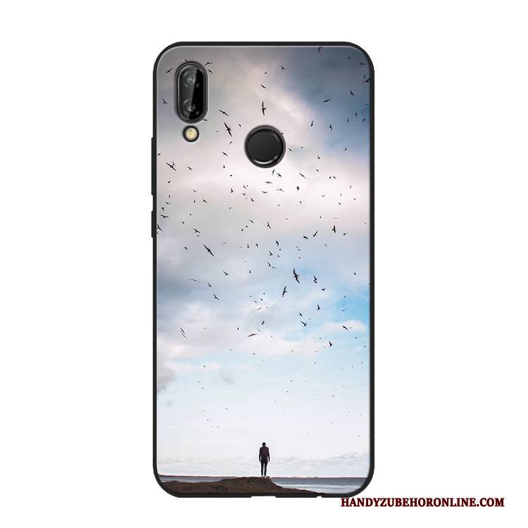 Hülle Huawei P Smart+ Silikon Liebhaber Handyhüllen, Case Huawei P Smart+ Weiche Jugend Trend