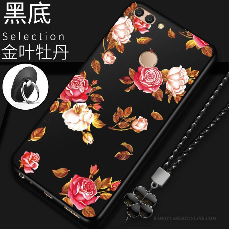 Hülle Huawei P Smart Silikon Rot Anti-sturz, Case Huawei P Smart Taschen Handyhüllen