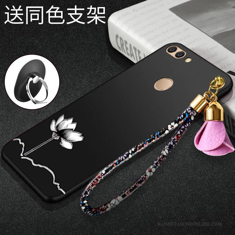 Hülle Huawei P Smart Weiche Trend Handyhüllen, Case Huawei P Smart Silikon Rot Anti-sturz